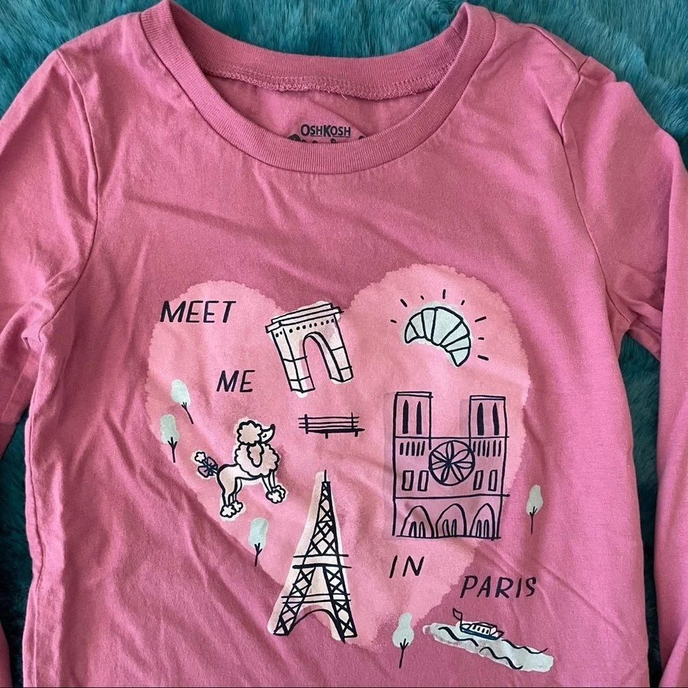 OshKosh B’gosh Long Sleeve Graphic Tee Size 4T